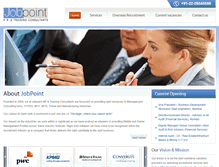 Tablet Screenshot of jobpoint.co.in